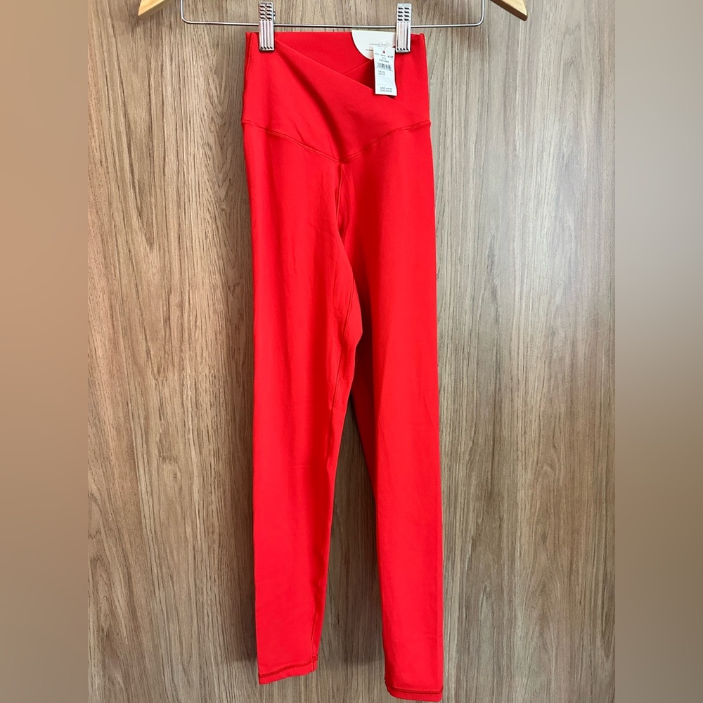 Hot Red High rise 7/8 aerie leggings